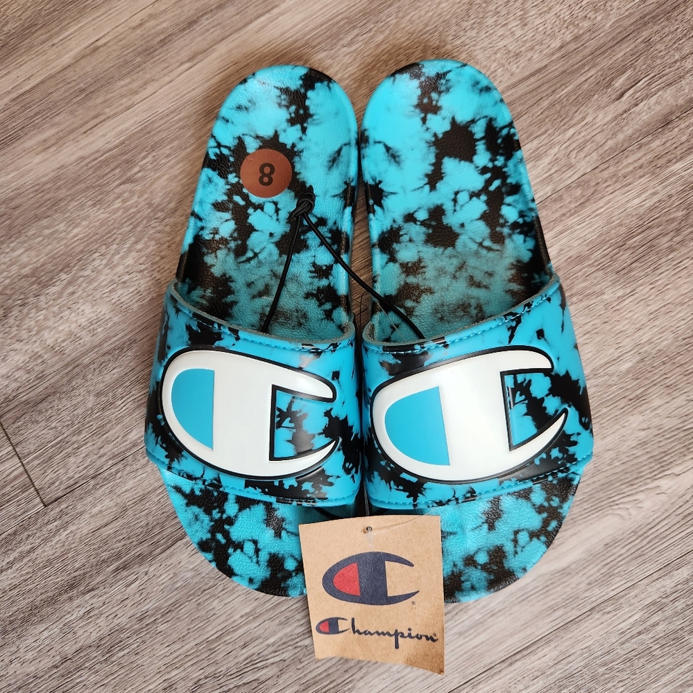 Champion IPO Tie Dye Slides